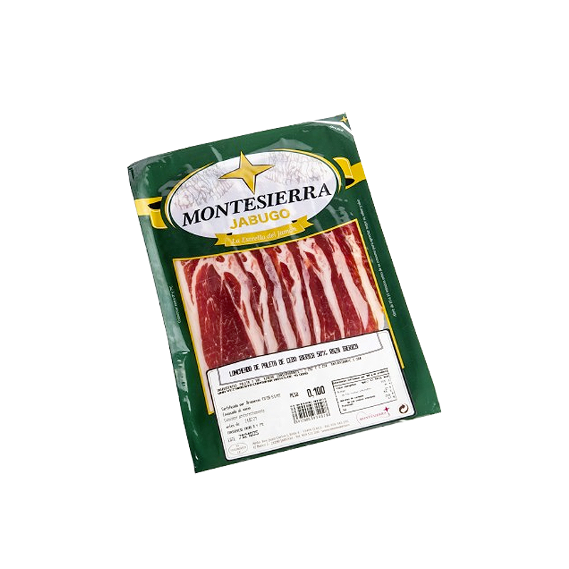 Sliced Iberian shoulder of fodder fed ham 50%
