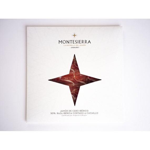 Loncheado de Jamón de cebo Ibérico 50% raza ibérica cortado a cuchillo