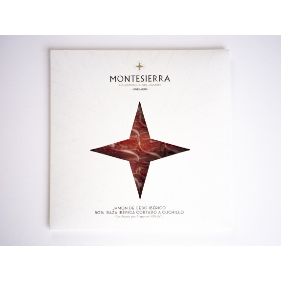 Loncheado de Jamón de cebo Ibérico 50% raza ibérica cortado a cuchillo